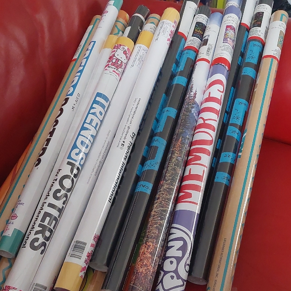 New In Package 25 Random Wall Posters Cartoons Movies Forest +